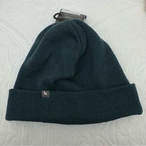 NWT Eddie Bauer Haven Beanie Hat Hunter Green OS One Size